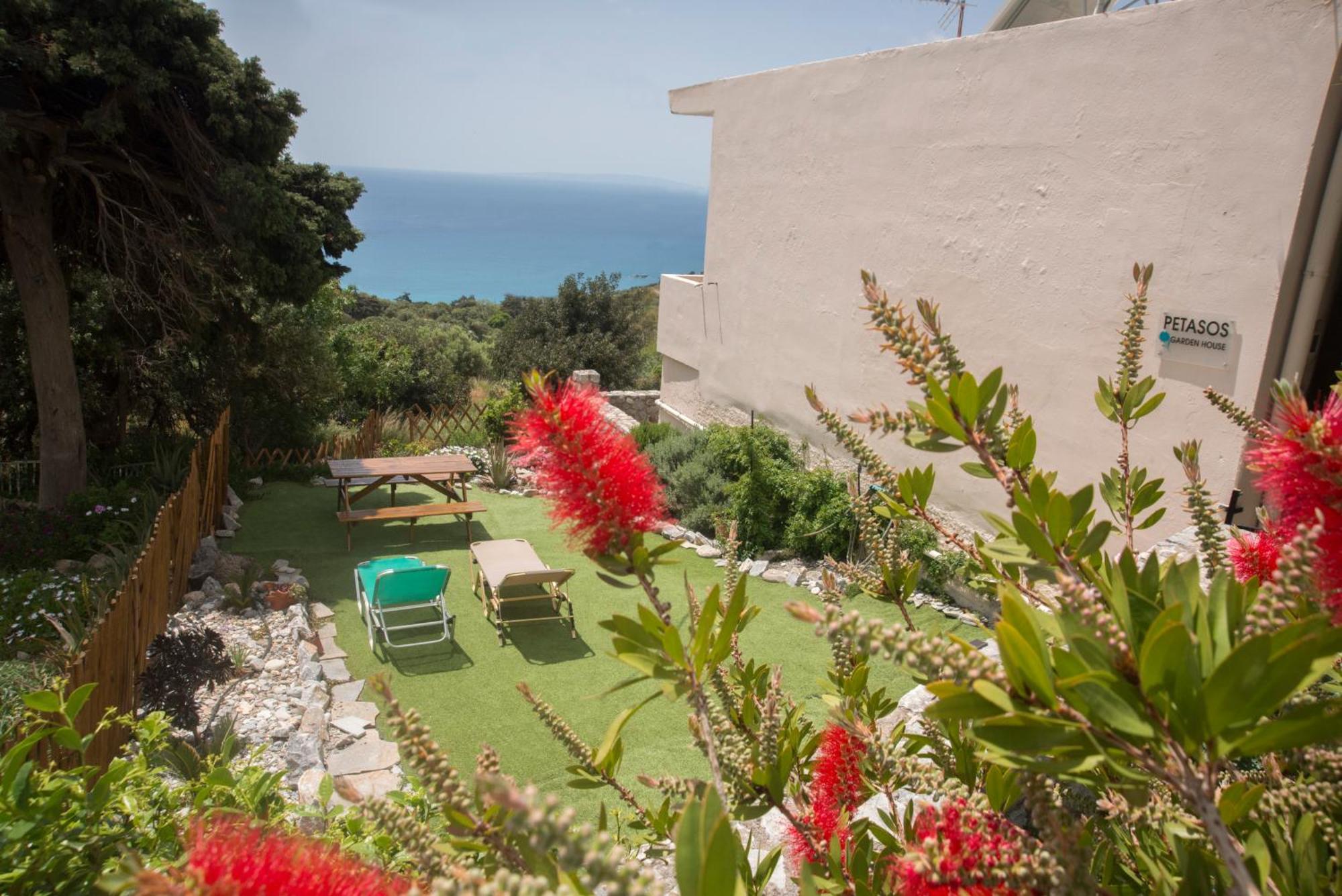 فيلا Petasos House - Garden - Sea View Sellía المظهر الخارجي الصورة